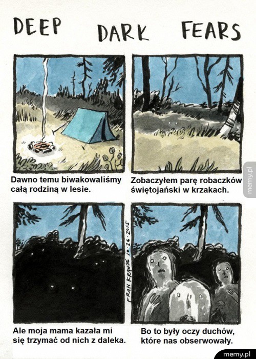 Głębokie mroczne lęki