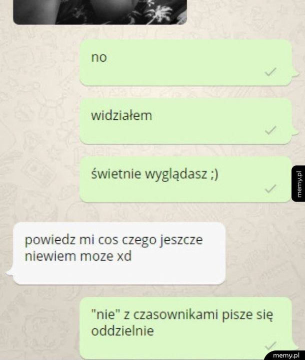 Tego nie wiedziała