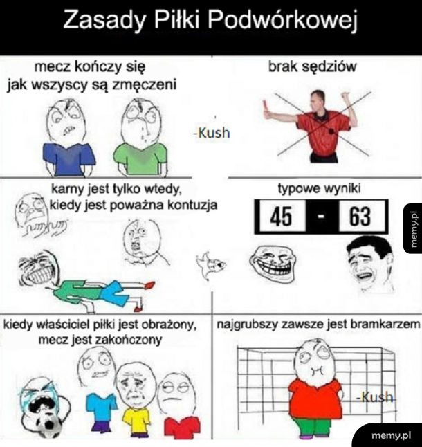 Zasady piłki podwórkowej