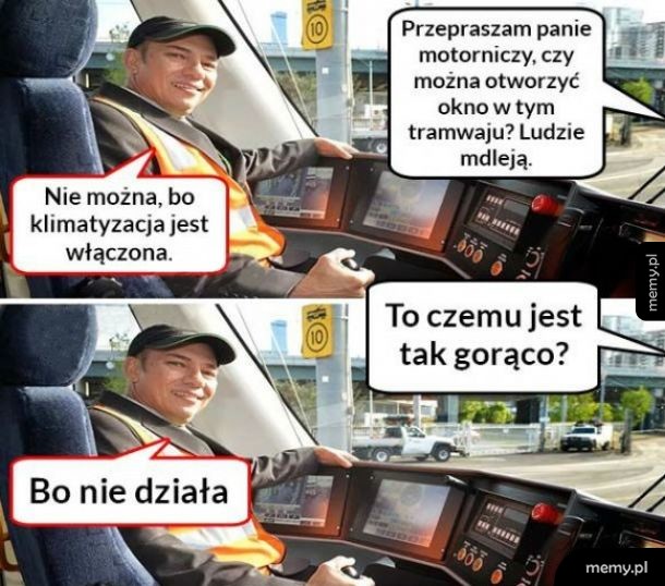 Typowa sytuacja w komunikacji miejskiej