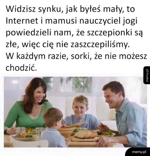 Antyszczepionkowcy tak mają