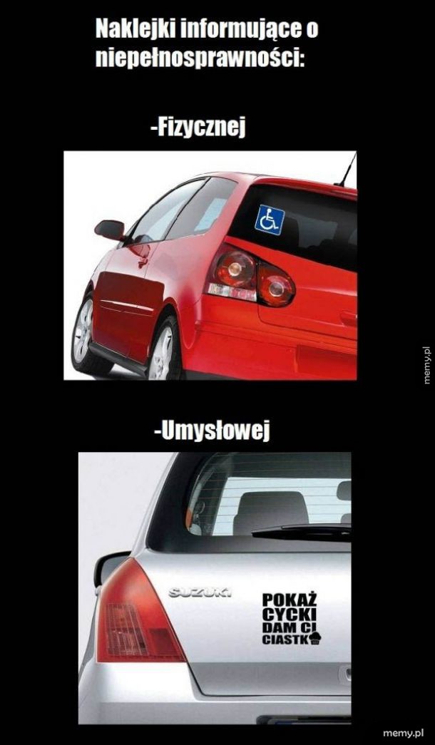 Informacyjne naklejki
