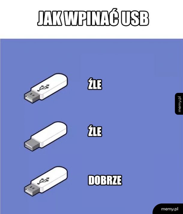 Jak wpinać USB