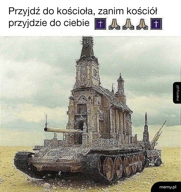 Kościół jedzie ci wsakramencić