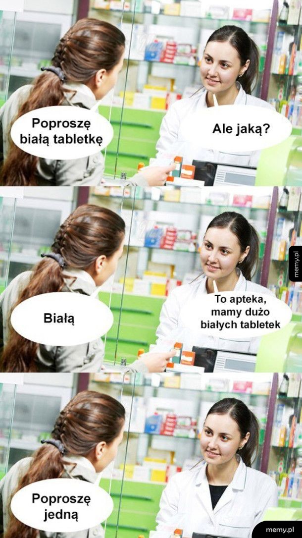 Biała tabletka
