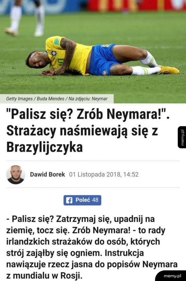 W razie potrzeby zrób Neymara