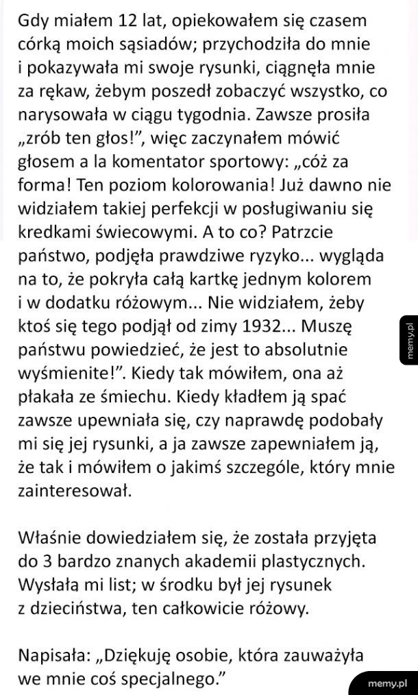 Mała rzecz, a może zmienić czyjeś życie