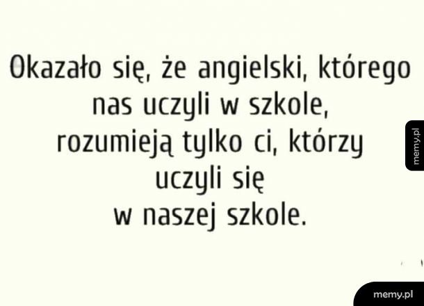 Szkolny angielski