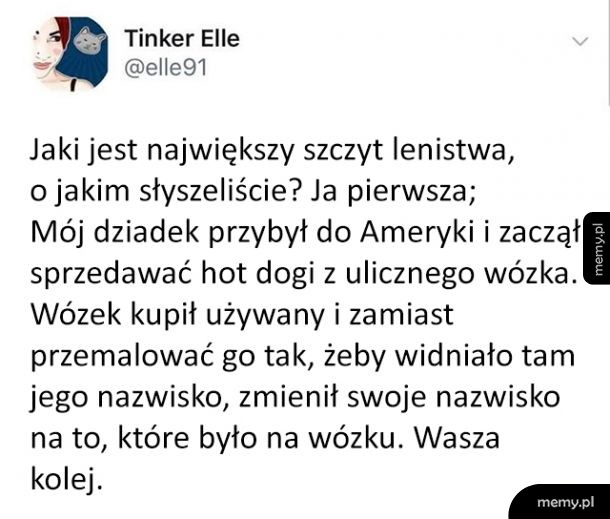 Szczyt lenistwa