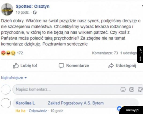 Przychodnia dla antyszczepionkowców