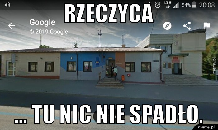 Rzeczyca ... tu nic nie spadło.