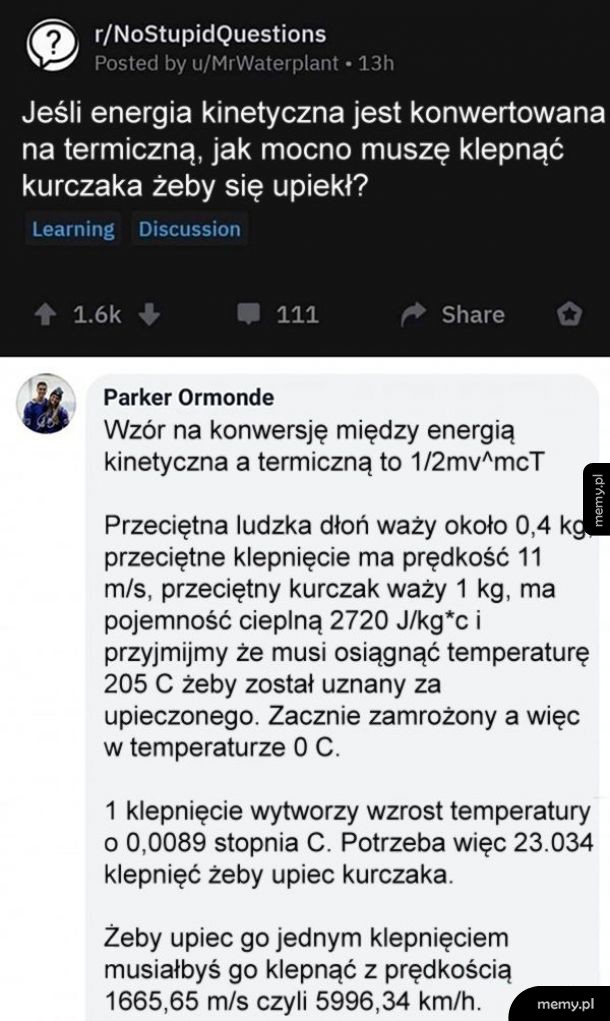 Pieczenie kurczaka klepnięciem