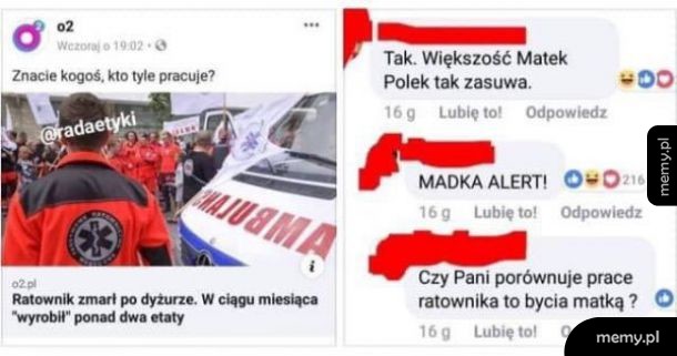 Madka jest wyżej w hierarchi