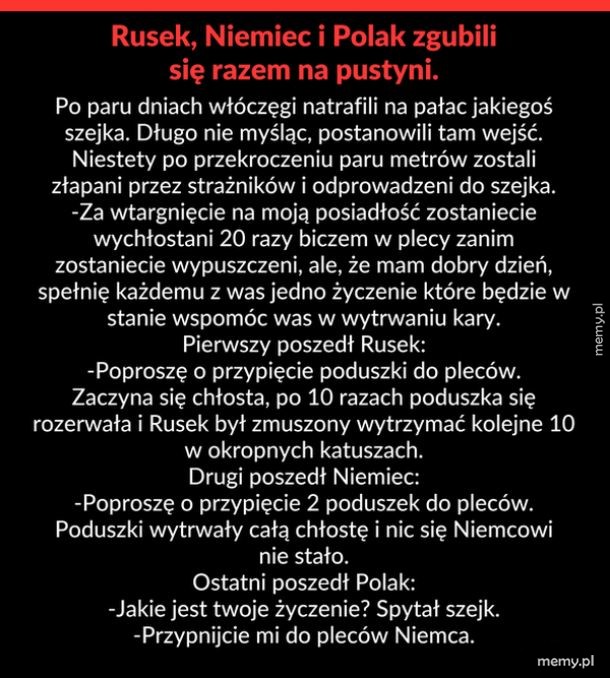 Polak, niemiec i rusek