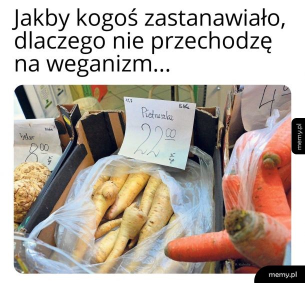 Weganizm kosztuje...