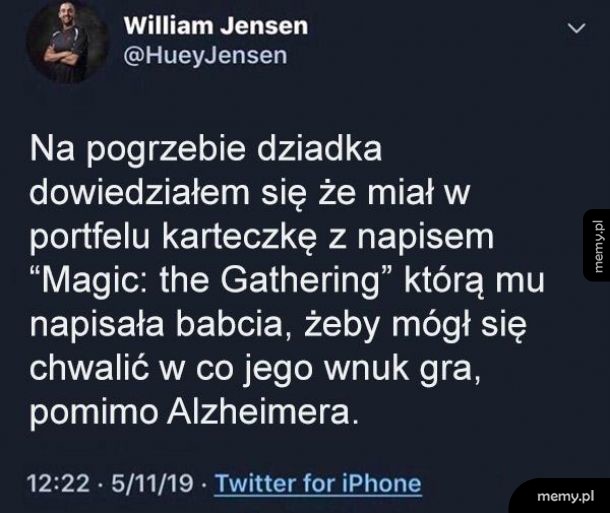 Pogrzeb dziadka