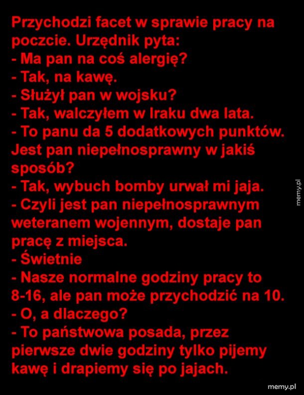 Praca na poczcie