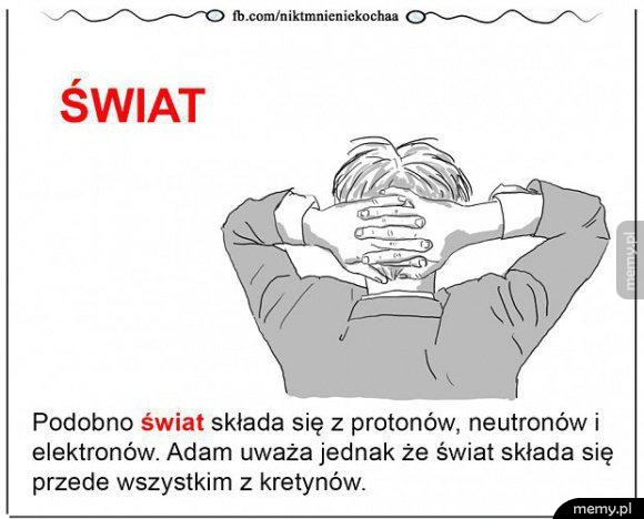 Z czego składa się świat