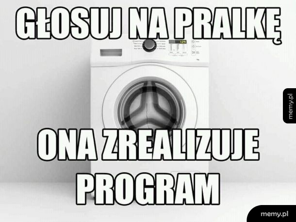 Głosuj na pralkę