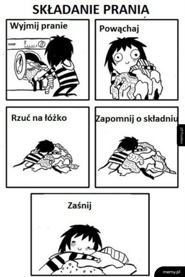 Składanie prania