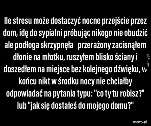 Nie mogę spać bo podłoga skrzypi