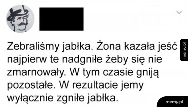 Zgniłe jabłka