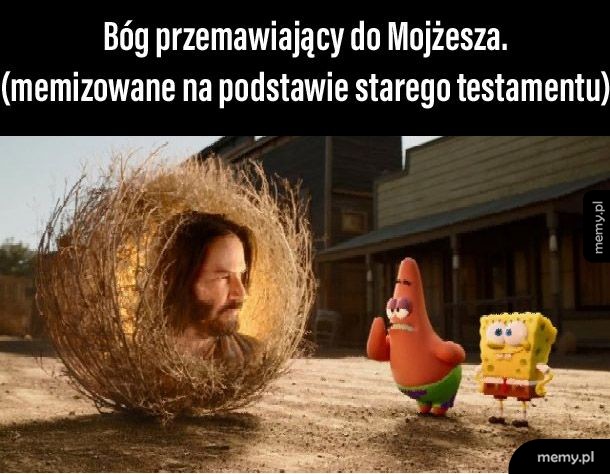 Bo wiecie on tam w krzaku jest.