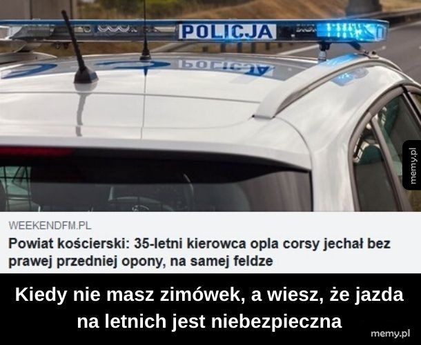 Zima zaskoczyła kierowców