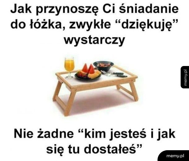 Śniadanie do łóżka