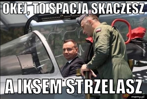 Okej, to spacją skaczesz A iksem strzelasz