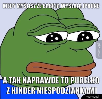 KIEDY MYŚLISZ ŻE BABCIA WYSŁAŁA IPHONE A TAK NAPRAWDE TO PUDEŁKO Z KINDER NIESPODZIANKAMI