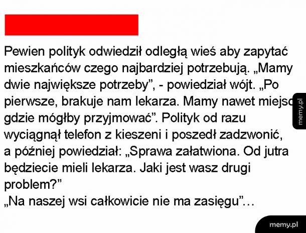 Ach, ci politycy