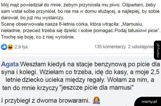 Mój mąż powiedział...