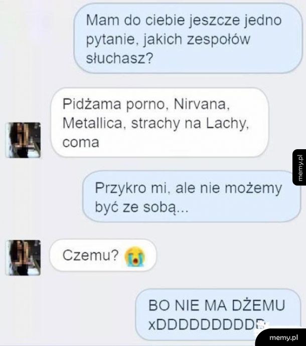 Jakiego zespołu słuchasz