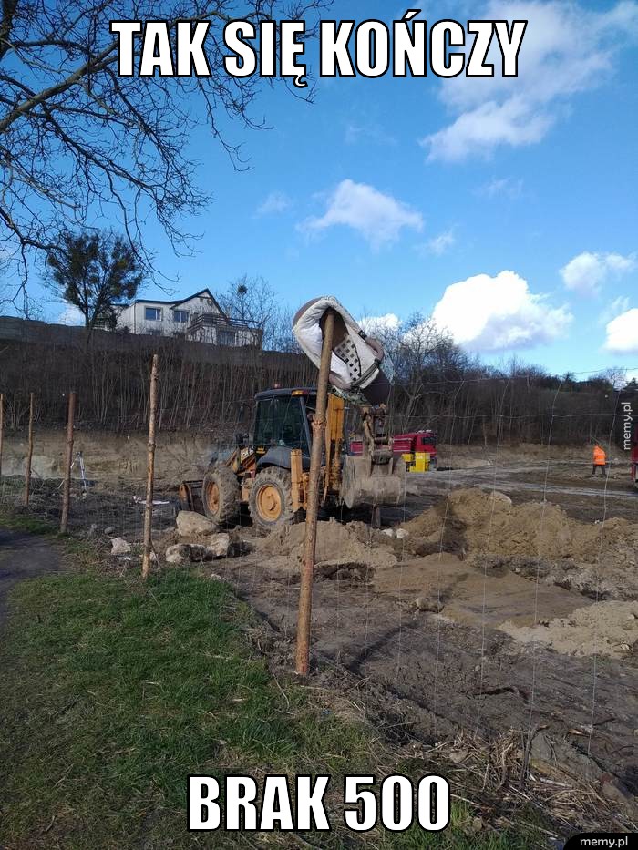 Tak się kończy Brak 500+