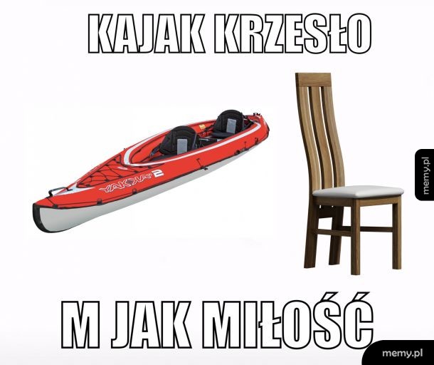 k jak krzesło