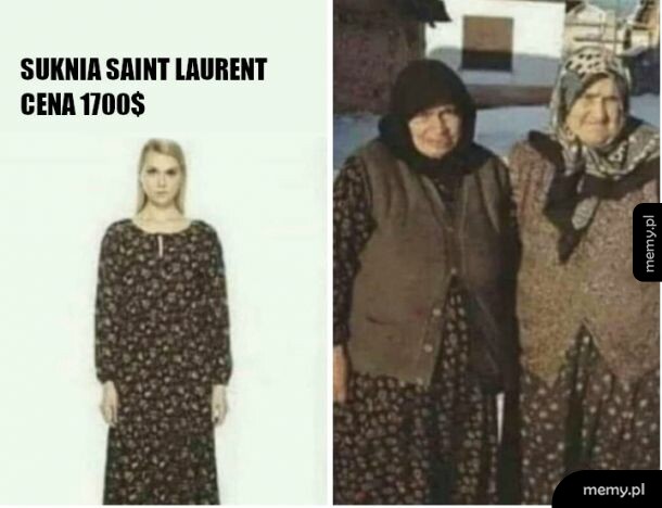 Babula ze wsi a jak z paryskiego wybiegu