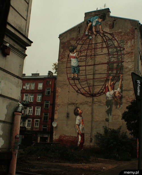 Mural w Warszawie