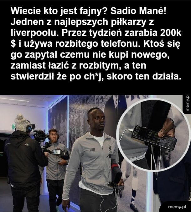 Do tego wspiera fundacje charytatywne