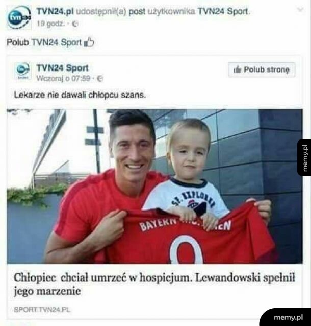Lewy spełnia marzenia