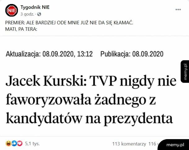 Aż się samo prosi żeby przypomnieć spot, który stacja TVP sama dla Dudy wyprodukowała..