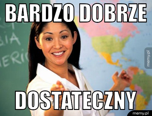 Bardzo dobrze dostateczny