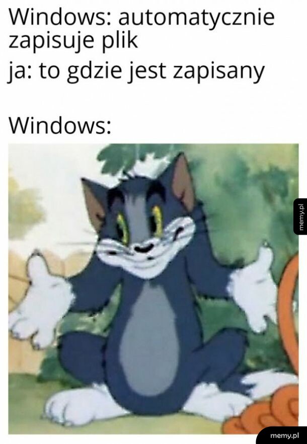 Zapisany plik
