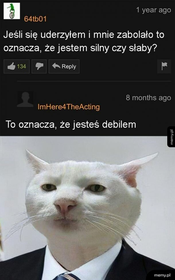 Jest pytanie jest odpowiedź