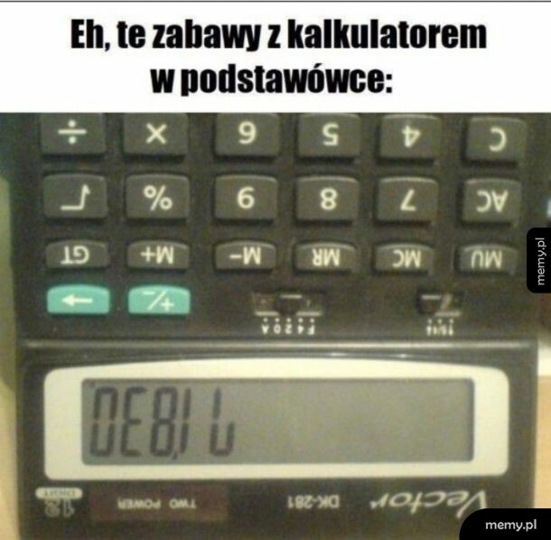 Zabawy z kalkulatorem