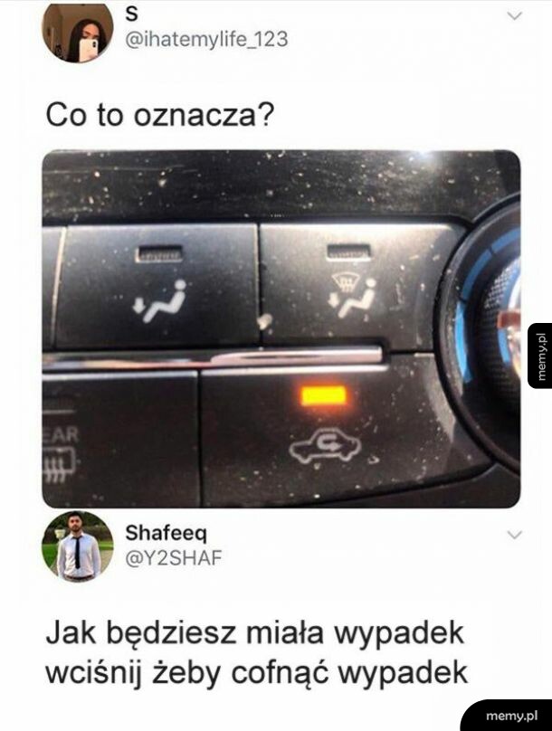Kontrolka w aucie