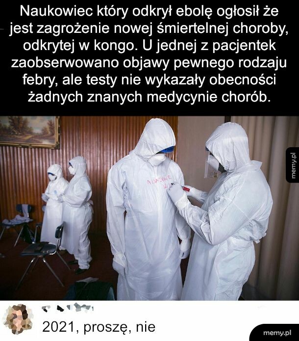 Krzyki o początku nowej zarazy