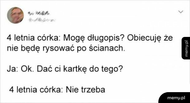 Córka i rysowanie
