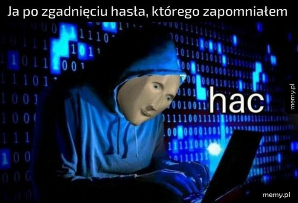 Zapominanie hasła