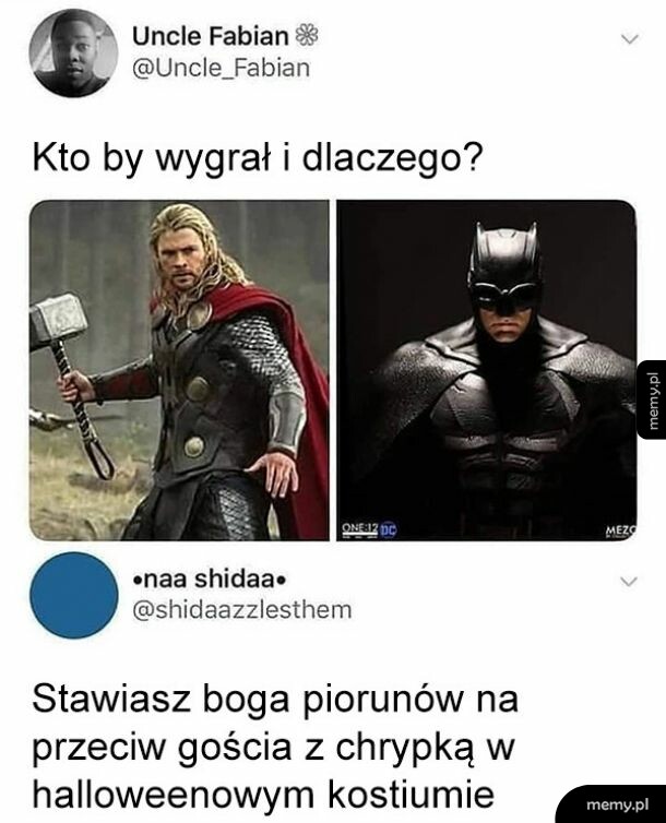 Thor vs Batman